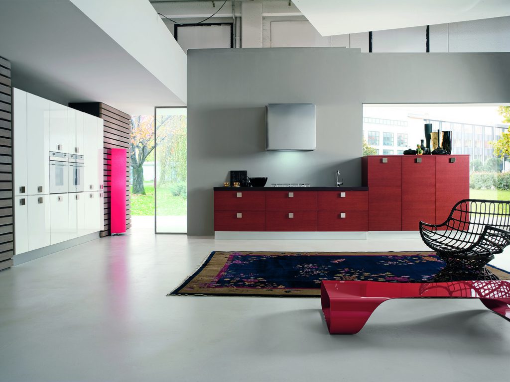 Akiro rosso paduka + bianco lucido