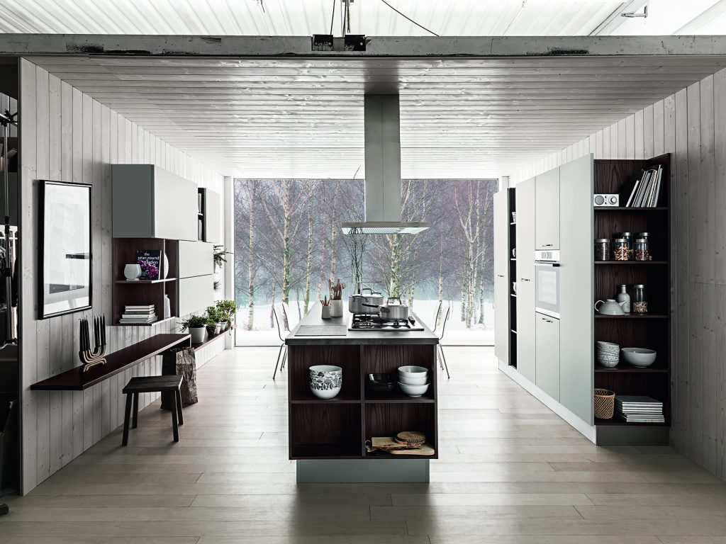 Pet grigio 4523 + Noce cotto